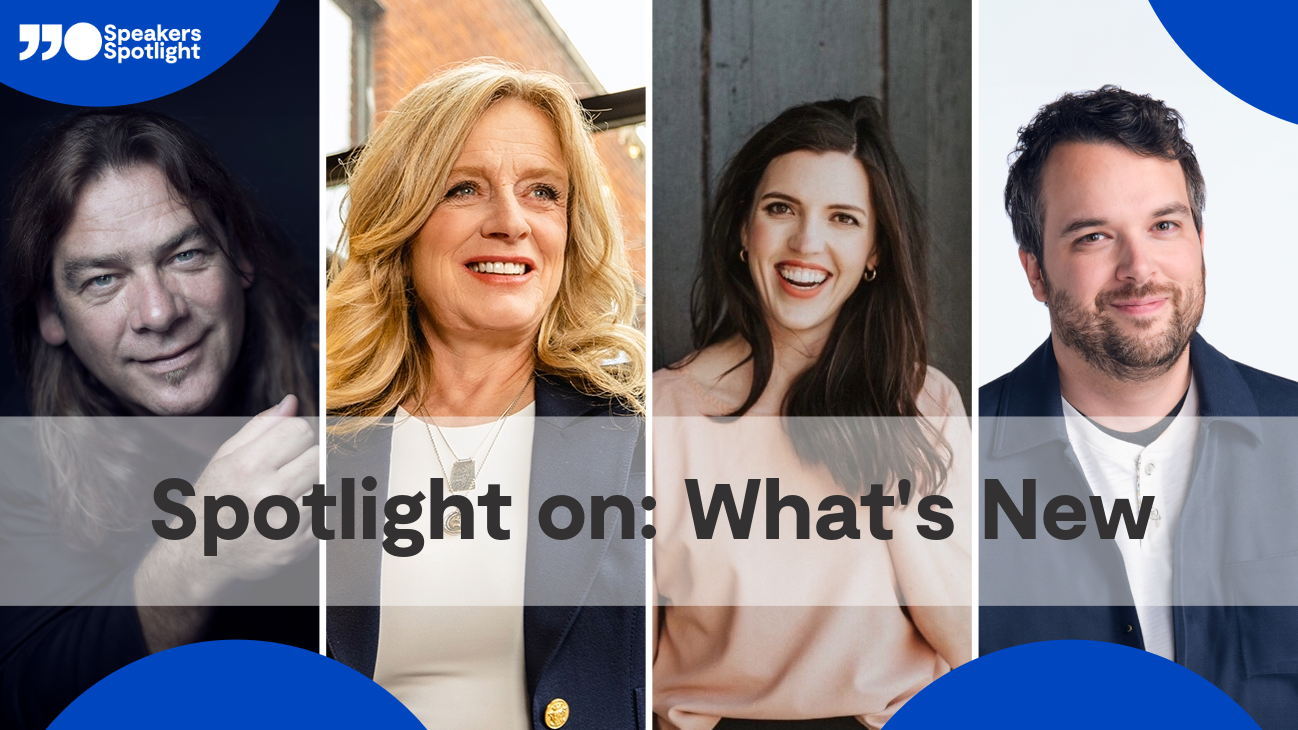 Spotlight on: What's New with images of Alan Doyle, Rachel Notley, Morgan Hamel, and Tom Power