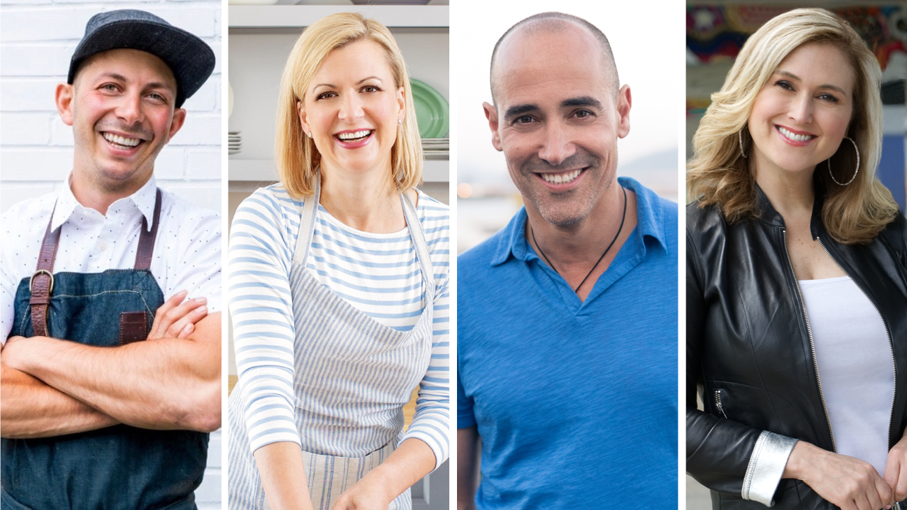 Matt Basile, Anna Olson, David Rocco, Jennifer Valentyne